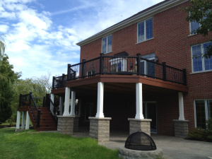Second floor deck
